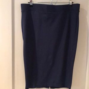 Torrid blue pencil skirt size one